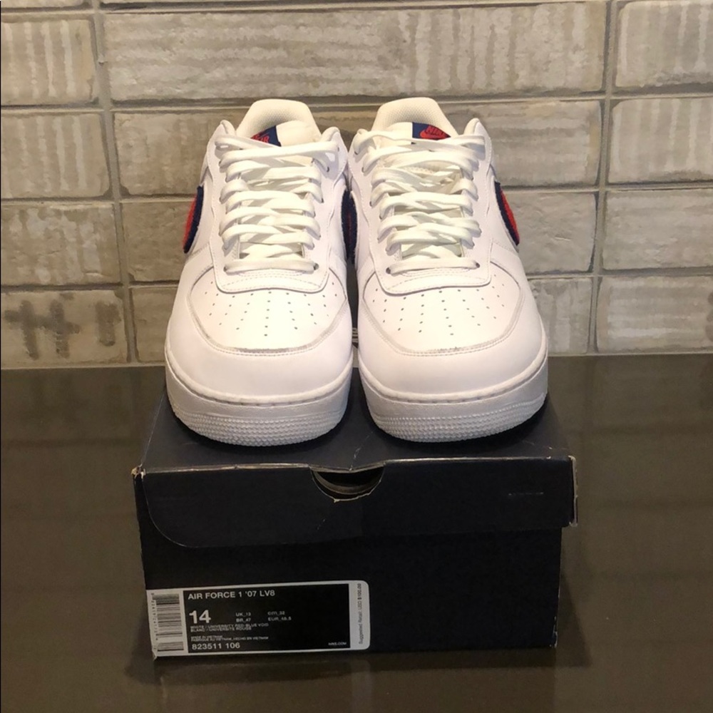 Air Force 1 3D Chenille Swoosh (size 14)